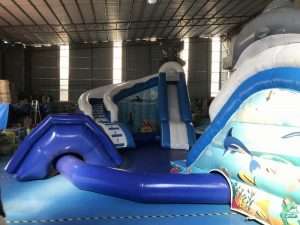 Inflatable water park