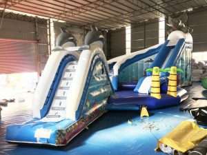Inflatable water park