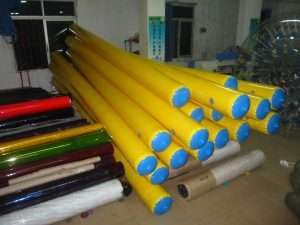 Inflatable roller for swimming pools 4m