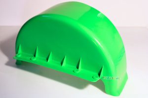 Parafango colore verde per barchetta/paddler adulto e standard